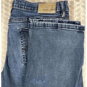 Urban Star‎ Straight Jeans Men's 40x30 Blue 5-Pocket Dark Wash Cotton Blend